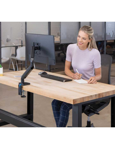 SOPORTE BRAZO MONITOR FELLOWES INDIVIDUAL PLATINUM SERIES NEGRO