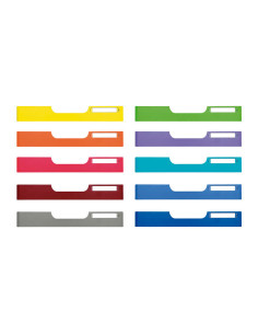 SET 10 FRONTALES NORMALES EXACOMPTA MODULOC COLORES