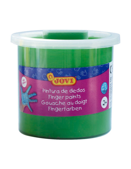 JOVI ESTUCHE 5 BOTES PINTURA DE DEDOS 125ML VERDE