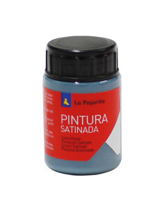 LA PAJARITA TÉMPERA ESCOLAR BOTE DE 35ML SATINADA AZUL METAL L-34