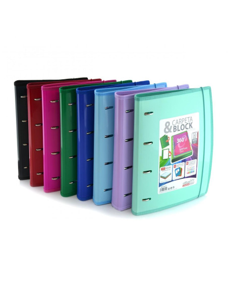 CARPETA & BLOCK OFFICE BOX A4 "COLORLINE"
