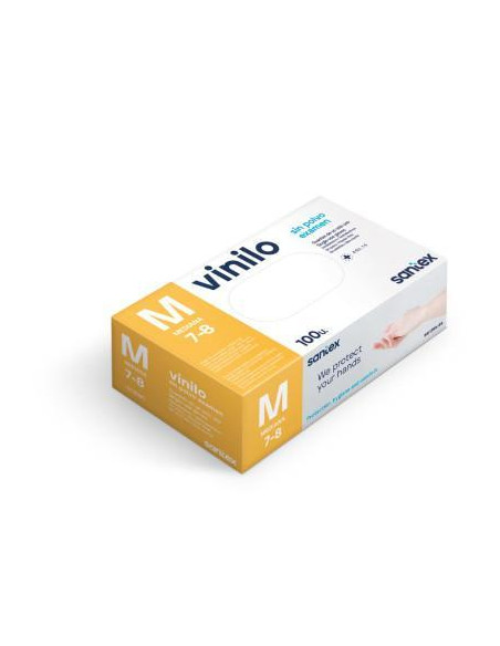 CAJA 100 GUANTES DE VINILO