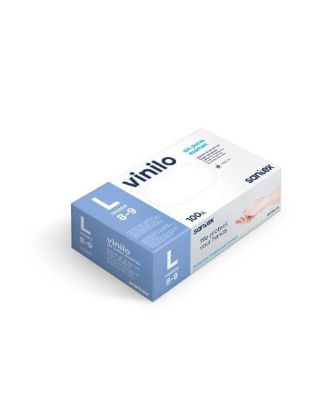 CAJA 100 GUANTES DE VINILO