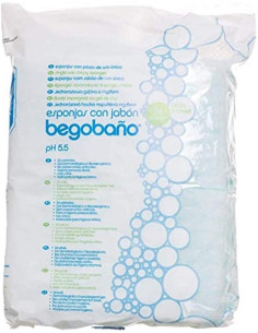 PAQUETE 24 ESPONJAS JABONOSAS BEGOBAÑO