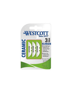 BLÍSTER 3 CUCHILLAS MINI CUTTER WESTCOTT CERÁMICA