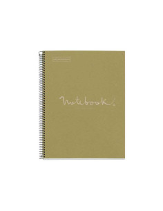 CUADERNO MIQUEL RIUS NOTEBOOK 1 ESPIRAL ECO EMOTIONS 80h A4 5x5