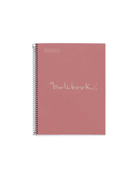 CUADERNO MIQUEL RIUS NOTEBOOK 1 ESPIRAL ECO EMOTIONS 80h A4 5x5