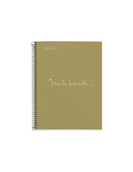 CUADERNO MIQUEL RIUS NOTEBOOK 1 ESPIRAL ECO EMOTIONS 80h A4 HORIZONTAL