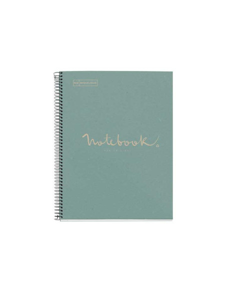 CUADERNO MIQUEL RIUS NOTEBOOK 1 ESPIRAL ECO EMOTIONS 80h A4 HORIZONTAL