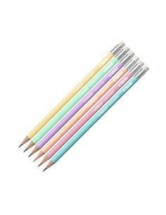 LAPIZ de GRAFITO STABILO 908 SWANO PASTEL - HB SURTIDO EXPOSITOR de 72 2