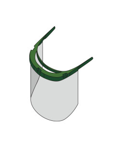 CAJA DE 70 KITS DE MÁSCARAS DE PROTECCIÓN FACIAL