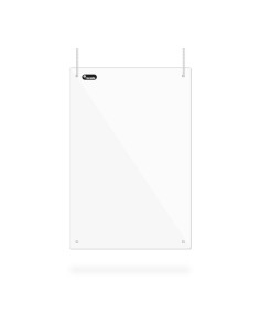 MAMPARA PROTECTORA ROCADA CON FIJACIÓN AL TECHO 150x100cm