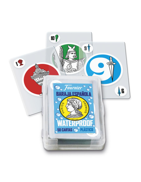 BARAJA ESPAÑOLA WATERPROOF 50 CARTAS