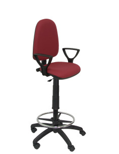 TABURETE OPERATIVO AYNA TELA CON BRAZOS FIJOS