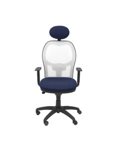 SILLA JORQUERA TELA CON CABECERO MALLA GRIS 2