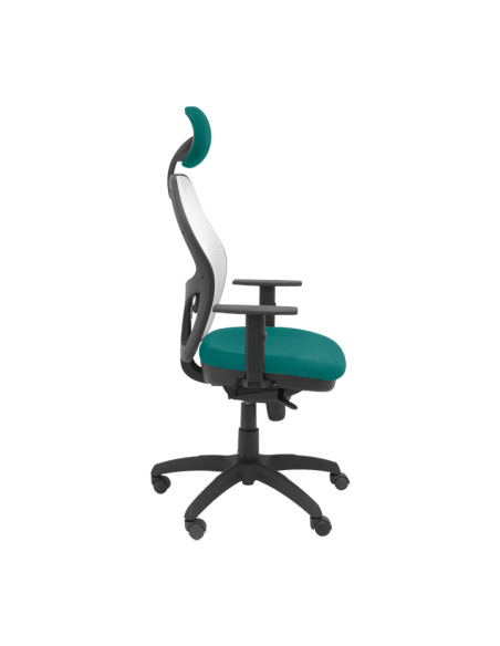 SILLA JORQUERA TELA CON CABECERO MALLA GRIS