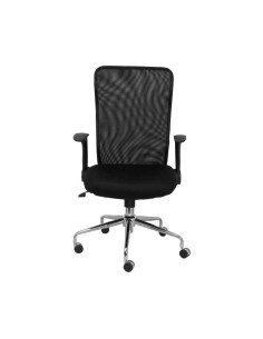 SILLA MINAYA TELA CON BRAZOS MALLA NEGRA