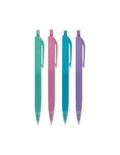 BOLIGRAFO APLI NORDIK GEL COLORES SURTIDOS TINTA AZUL EXPOSITOR DE 48 2