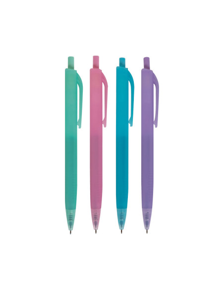 BOLIGRAFO APLI NORDIK GEL COLORES SURTIDOS TINTA AZUL EXPOSITOR DE 48