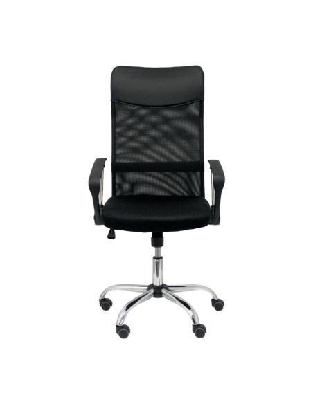 SILLA GONTAR RESPALDO DE MALLA CON BRAZOS FIJOS