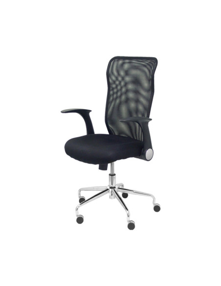 SILLA MINAYA 3D CON BRAZOS MALLA NEGRA