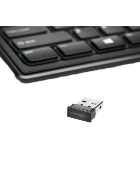 TECLADO KENSINGTON INALÁMBRICO FINO ADVANCE FIT