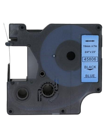 CINTA ROTULAR COMPATIBLE DYMO D1 19 mm x 7m COLORES