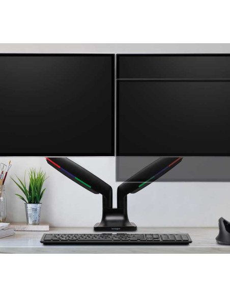 BRAZO AJUSTABLE DOBLE PARA MONITOR KENSINGTON SMARTFIT ONE TOUCH