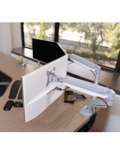 BRAZO AJUSTABLE DOBLE PARA MONITOR KENSINGTON SMARTFIT ONE TOUCH