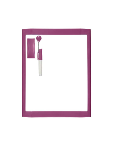 PIZARRA BLANCA MAGNETICA NOBO PEQUEÑA 216x280 mm  ROTULADOR  BORRADOR MARCO SURTIDO 4 col