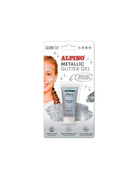 BLÍSTER MAQUILLAJE ALPINO METALLIC GLITTER GEL 14ml