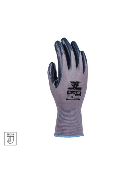 GUANTES DE SEGURIDAD MECÁNICO "ECOFLEX GR: SH-349R"