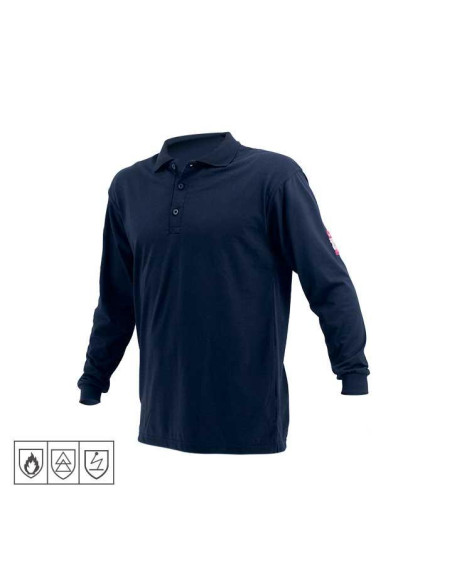 POLO IGNÍFUGO MANGA LARGA