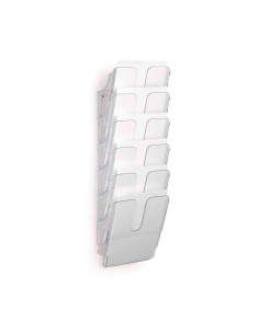 EXPOSITOR MURAL DURABLE FLEXIPLUS A4 6 COMPARTIMENTOS