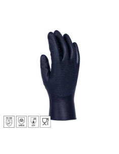 CAJA 50 GUANTES DE SEGURIDAD DESECHABLES UNIGRIP BK
