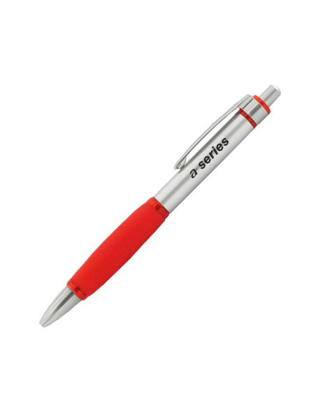 BOLÍGRAFO RETRÁCTIL A-SERIES METÁLICO CON GRIP