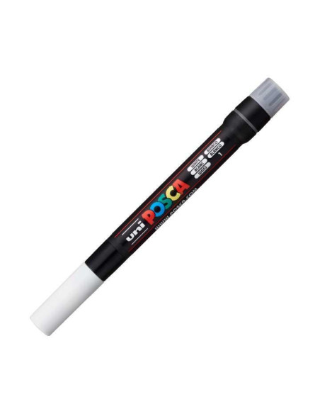 POSCA MARCADOR  PCF-350 NO PERMANENTE PUNTA ACRÍLICA ESTILO PINCEL BLANCO