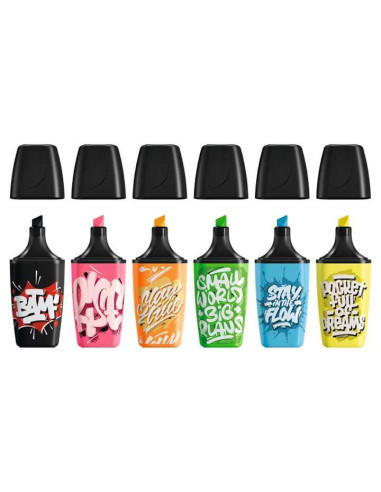 ESTUCHE 6 MARCADORES STABILO BOSS ORIGINAL MINI BY SNOOZE ONE