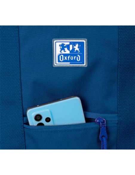 OXFORD TOTE BAG B-TRENDY OXFBAG RPET AZUL MARINO