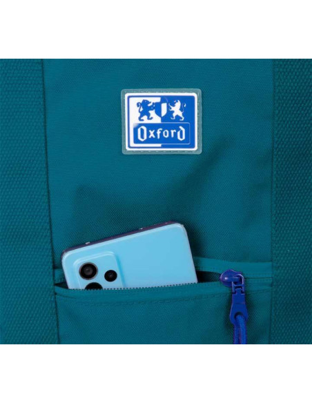 OXFORD TOTE BAG B-TRENDY OXFBAG RPET AQUA