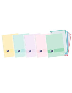 CUADERNO OXFORD EUROPEANBOOK 4 LIVE&GO A5 120h COLORES PASTEL