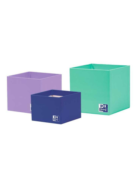 OXFORD ORGANIZADOR SOBREMESA 3 CUBILETES ENCAJABLES CSURTIDOS