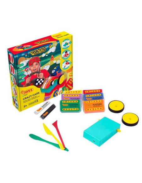 JOVI KIT DE MOLDEADO JOVITECH CRAZY CARS RACING CSURTIDOS