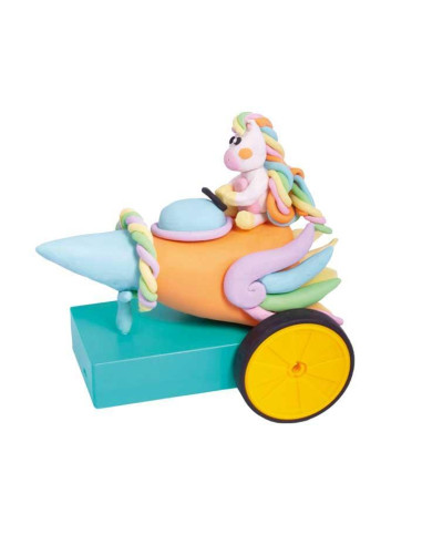 KIT PLASTILINA JOVI JOVITECH CRAZY CARS FANTASY KIT