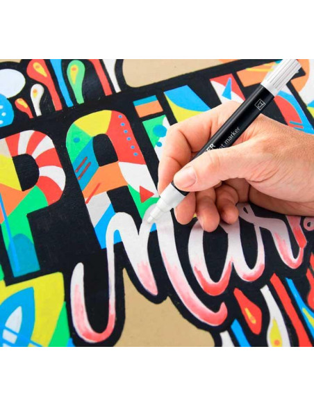 ESTUCHE 10 ROTULADORES STAEDTLER LUMOCOLOR PAINT MARKER