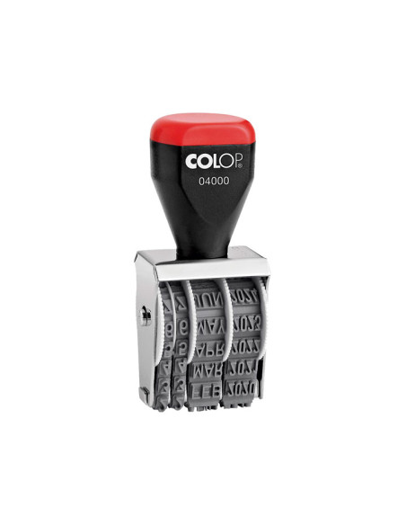 COLOP SELLO 04000 FECHADOR MANUAL 4MM ESPAÑOL