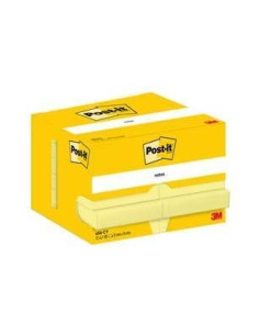POST-IT BLOC NOTAS ADHESIVAS 656 100H 51X76 CANARY YELLOW PAQUETE 12 UD