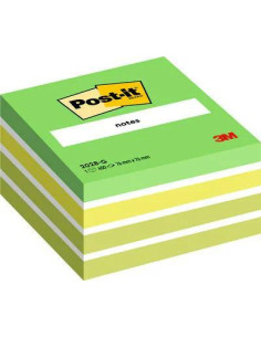 CUBO 450h NOTAS POST-IT REPOSICIONABLES 76x76mm VERDE 2