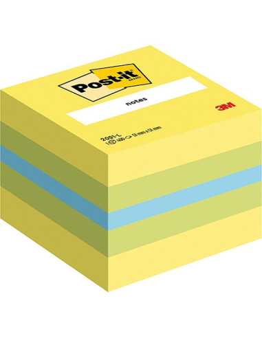 MINICUBO 400h NOTAS POST-IT REPOSICIONABLES 51x51mm