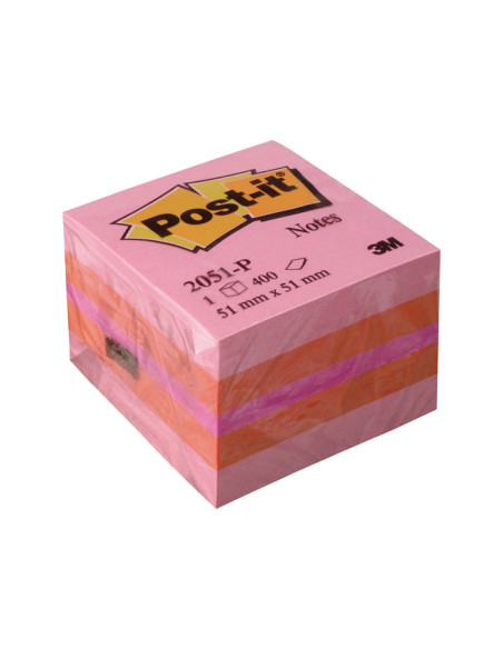 MINICUBO 400h NOTAS POST-IT REPOSICIONABLES 51x51mm